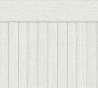 A.S. Création Papier peint Soubassement Tasseau Bois blanc gris crème 397443 - socle scandinave au format paysage - 5,00m x 1,06m - Fabriqué en Allemagne