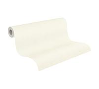 A.S. Création Papier Peint Uni Hygge Papier peint intissé - 10,05m x 0,53m - Crème Fabriqué en Allemagne par Livingwalls 363782 36378-2