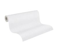 A.S. Création Papier Peint Uni Hygge Papier peint intissé - 10,05m x 0,53m - Gris Fabriqué en Allemagne par Livingwalls 363781 36378-1