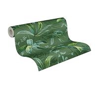 A.S. Création Papier Peints Jungle Jungle Chic intissé - 10,05m x 0,53m - Vert Fabriqué en Allemagne 377042 37704-2