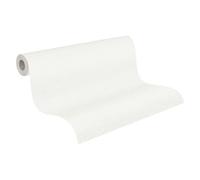 A.S. Création Papier Peints Uni Attractive intissé 10.05 m x 0.53 m Blanc Fabriqué en Allemagne 378313 37831-3