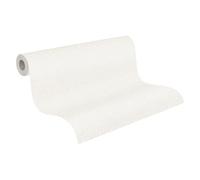 A.S. Création Papier Peints Uni Attractive intissé 10.05 m x 0.53 m Blanc Fabriqué en Allemagne 378314 37831-4