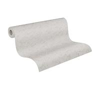 A.S. Création Unitapete Attractive papier peint uni papier peint intissé gris 10,05 m x 0,53 m