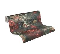 A.S. Création Papier peint intissé PintWalls 385091 – Motif roses rouge/vert 10,05 m x 0,53 m