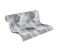 A.S. Création PintWalls 387212 Papier peint intissé effet 3D Gris 10,05 x 0,53 m