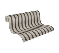 Livingwalls Papier peint intissé PintWalls II - motif lambris imitation bois 0,53x10,05 m gris/noir