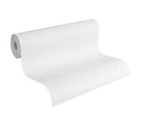 A.S. Création stuktu rpro fil peint Simply White 15,00 m x 0,53 m Blanc fabriqué en Allemagne 272812 2728-12