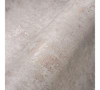 A.S. Création THE BOS 388328 Papier peint intissé Effet métallique Gris Marron 10,05 m x 0,53 m Fabriqué en Allemagne