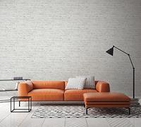 A.S. Création The Wallcover 385901 Papier peint autocollant effet pierre Blanc et gris 8 x 0,53 m Fabriqué en Allemagne