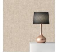 A.S. Création Natural Textiles 915061 9150-61 Papier peint uni Marron/blanc 10,05 x 0,53 m