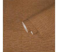 A.S. Creation | vinyle expansé | papier peint intissé | collection #Hygge | 385975 | orange | 10.05 x 0.53 m | structure | salon | entrée | bureau | cuisine | pièces à vivre