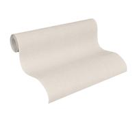 A.S. Création Vliestapete Hygge 10,05x0,53 m Crème Beige Uni Structure 30486-1