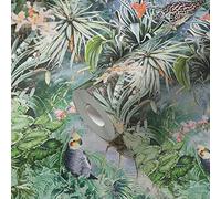 A.S. Création WTD 381792 Jungle Papier peint intissé Motif floral Vert/bleu 10,05 x 0,53 m Fabriqué en Allemagne