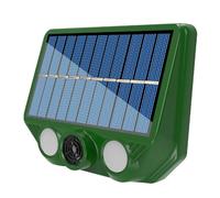 à ultrasons d'extérieur - 20-36,5 kHz Solaire pour Animaux Sauvages, Double Dispositif de Mouvement, unité de Protection de Cour | Écureuil, cerf, Raton Laveur, Lapin pour Jardin, pelouse