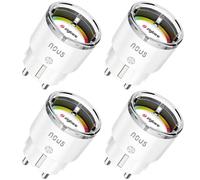 NOUS Prise connectée ZigBee A1Z 15A Mesure d'énergie – Pack de 4