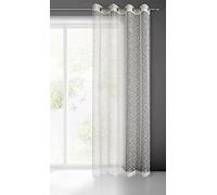 A2 Home Collections Eurofirany Amanda Rideau à Mailles avec Oeillets - 1 pièce. Semi-Transparent Rideau, Draperies, Décorations d'intérieur de Fenêtre de Salon, Chambre, Cuisine, 140x250 cm, Crème