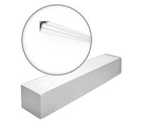 A2 NOMASTYL Moulure de plafond - 10 pièces (20 m) - 50 x 50 x 2000 mm - NOËL & MARQUET - une marque de NMC - Polystyrène