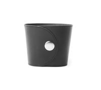 A2 Pot Hug Cuir Tärnsjö noir. Ø20x17 cm