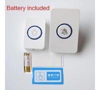 A209W 1 to 1 Prise de l¿UE Sonnette sans fil étanche AGeneavec lumière LED, anneau d'appel domestique, télécommande, 60 tendance es, 4 volumes, prise US, AC 110-240V