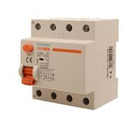 A2ZWORLD Interrupteur différentiel pur type A triphasé, RCCB 30 mA 4P 25 A, 3P+N 4 pôles 6 kA AC 400 V, occupe 4 modules DIN
