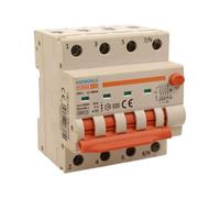 A2ZWORLD Interrupteur magnétothermique différentiel triphasé, type A 30 mA, RCBO 4P C20 20A, courbe C 3P+N 6000A, occupe 4 modules DIN, AC 400 V IP20