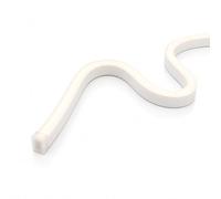 A2ZWORLD Ruban LED néon Flex de 1 m, 24 V, blanc chaud 3000 K, encastrable 10 x 10 mm, 11 W/m, 660 lm/m, néon LED flexible, découpable sur mesure, gaines opaques, nombreux accessoires inclus