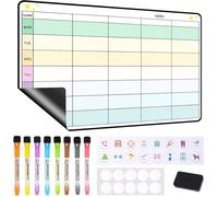 A3 Tableau Magnétique, Tâches Ménagères Frigo Avec 8 Marqueurs Et Effaceur, Magnet Planificateur Pour Cuisine - Calendrier/Ag[J63]
