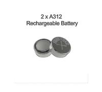 A312 Rechargeable Battery,hearing Aids Batteries 312 Charger Kit 312 312a A312 Pr4 Rechargeable Battery for Hearing Aid(2pcs 312)