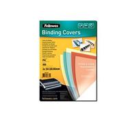 Fellowes Couverture, A4, Pvc, Rouge Transparent, 0,20 Mm