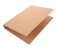 A4 Couverture Kraft à Classeur Cahier Papier de pour Anneaux | Protection des Documents, Rangement Sécurisé, Finition Soignée, Format A4, Style Rétro, pour Feuilles Détachées
