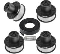 A6226 Bobines de Fil de Rechange,1 x Capuchon de Rechange pour Black & Decker Coupe Bordures Filaire GL250 / GL310 / GL360 /