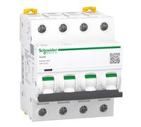 Schneider Electric - Disjoncteur Acti9 iC60N A9F75463 - 4P 63A Courbe D 400Vca 6000A/10kA