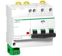 Schneider Electric - Acti9, iQuick PF10 parafoudre 3P+N 230/400V 10kA, livré avec cable de terre - A9L16618