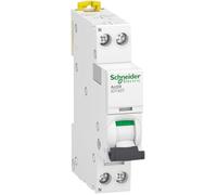 Schneider Electric - Acti9 iDT40T - disjoncteur modulaire - 1P+N - 25A - courbe C - 4500A/6kA - A9P22625