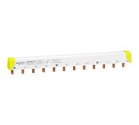 Schneider Electric – Peigne de raccordement A9XPH412 – 4 pôles, 100 A, 12 modules