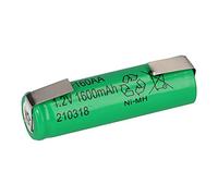 AA NiMH Batterie 1,2 V 1600 mAh (Mignon/HR6) avec cosse à souder en U - Rechargeable pour batteries électriques, électronique et modélisme