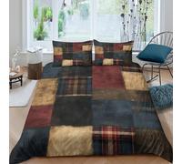 AAHARYA Parure de lit marbre Or 3D Chambre Moderne ado Cadeau | Doux, Résistant aux couleurs, Toutes saisons, Respirant, Lavable en machine King（220x240cm）