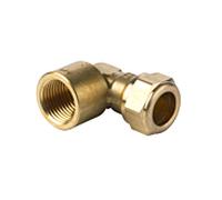 Aalberts VSH Super angle de transition 0865502 Ø 22 mm x Rp 3/4, laiton, 90 degrés