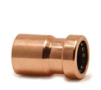 Aalberts VSH Tectite mamelon réducteur 4758222 22 x 15 mm, cuivre, non détachable