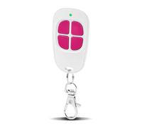 AAM0049 Télécommande Portail et Garage - Compatible SCS Sentinel - 433,92 MHz - 4 Canaux - Code Secret Tournant & Portée Longue - Rose
