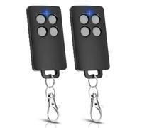 AAM0121 Télécommande Portail Compatible SCS Sentinel, 433,05-434,79 MHz Telecommande 4 Canaux, Bip Portail Porte De Garage, Lot de 2