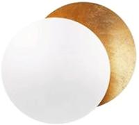 AAOTE Applique Murale Intérieure Ronde Or Cuivre Salon Creative Moon Concept Applique Solaire Eclipse Applique Nordique Allée Escaliers Chambre Appliques De Chevet Couloir Couloir Éclairage