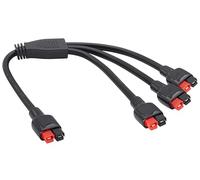 AAOTOKK Solaire Anderson 14AWG 1 à 3 Splitter Anderson Panneau Solaire Rallonge Câble Power pole port Connecteur Parallèle pour Portable RV Générateur Solaire Centrale.(36 cm/1 à 3)