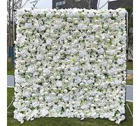 AAQUXNB poignées de porte en bois, Tapis mural de fleurs artificielles, 1.2m x 2.4m(2.1m*2.1m)