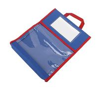 Aatraay Pochette à Livres, Sac de Lecture Portable en PVC Transparent avec Poignée Cousue et Poches Transparentes, pour Les Devoirs en Classe, Les Cahiers et Les Documents
