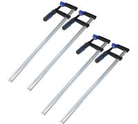 AB Tools-US Pro Lot de 4 colliers de serrage en F 600 mm x 80 mm pour barre coulissante robuste