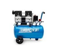ABAC Compresseur d'Air Silencieux EASE-AIR 24, Compresseur d'Air sans Huile, Pression Maximale 8 Bar, Puissance 1 ch, Réservoir 24 litres, Niveau Sonore 59 dB