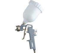 ABAC Pistolet à Peinture G-540F, Aérographe avec Réservoir de Peinture de 600ml, Buse de 1,5mm, Jet Rond ou Plat, Pression Max. 4 Bar