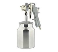ABAC Pistolet à Peinture G-541A, Aérographe avec Réservoir de Peinture de 1 Litre, Buse de 1,5 mm, Jet Rond ou Plat, Pression Max. 4 Bar
