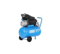 ABAC Pole Position L20 Compresseur d'Air, Compresseur d'Air 24 Litres, Double Manomètre, Pression Max. 10 Bar, Injection d'Huile, Roues de Transport, Puissance 2 CV